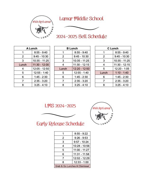 Bell Schedule